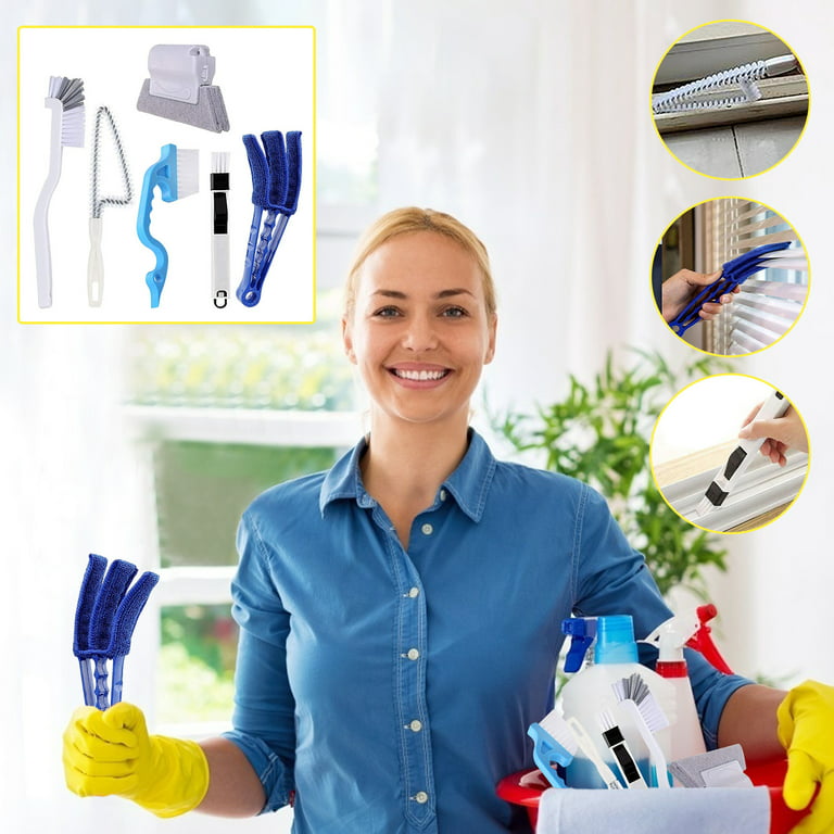 Gap Cleaning Brush Thin Cleaning Brush for Kitchens, Bathrooms, All Kinds of Crevices Multi Functional Cleaning Brush(6PCS)