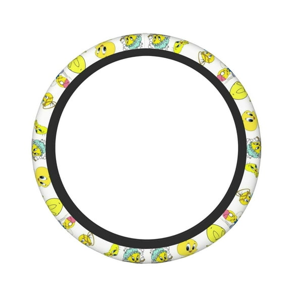 Tweetybird Elastic Steering Wheel Cover Stylish Neoprene Decorative Car Accessories for Universal Auto