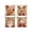 C, variant on Set of 4 Red Christmas Throw Pillow Covers 16x16 Inch Winter Xmas Decorative Pillow Case Cover for Sofa Living Room Holiday Decor