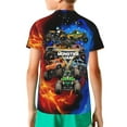 thumbnail image 3 of Monster Trucks-Jam Youth T-shirt Short Sleeve Graphic Tops Breathable Shirt Tees, 3 of 9