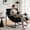 Black, variant on Modern Accent Chair for Living Room,Arm Chair with Metal Frame,Upholstered Armchair with Soft Cushion for Bedroom Lounge Reading Room