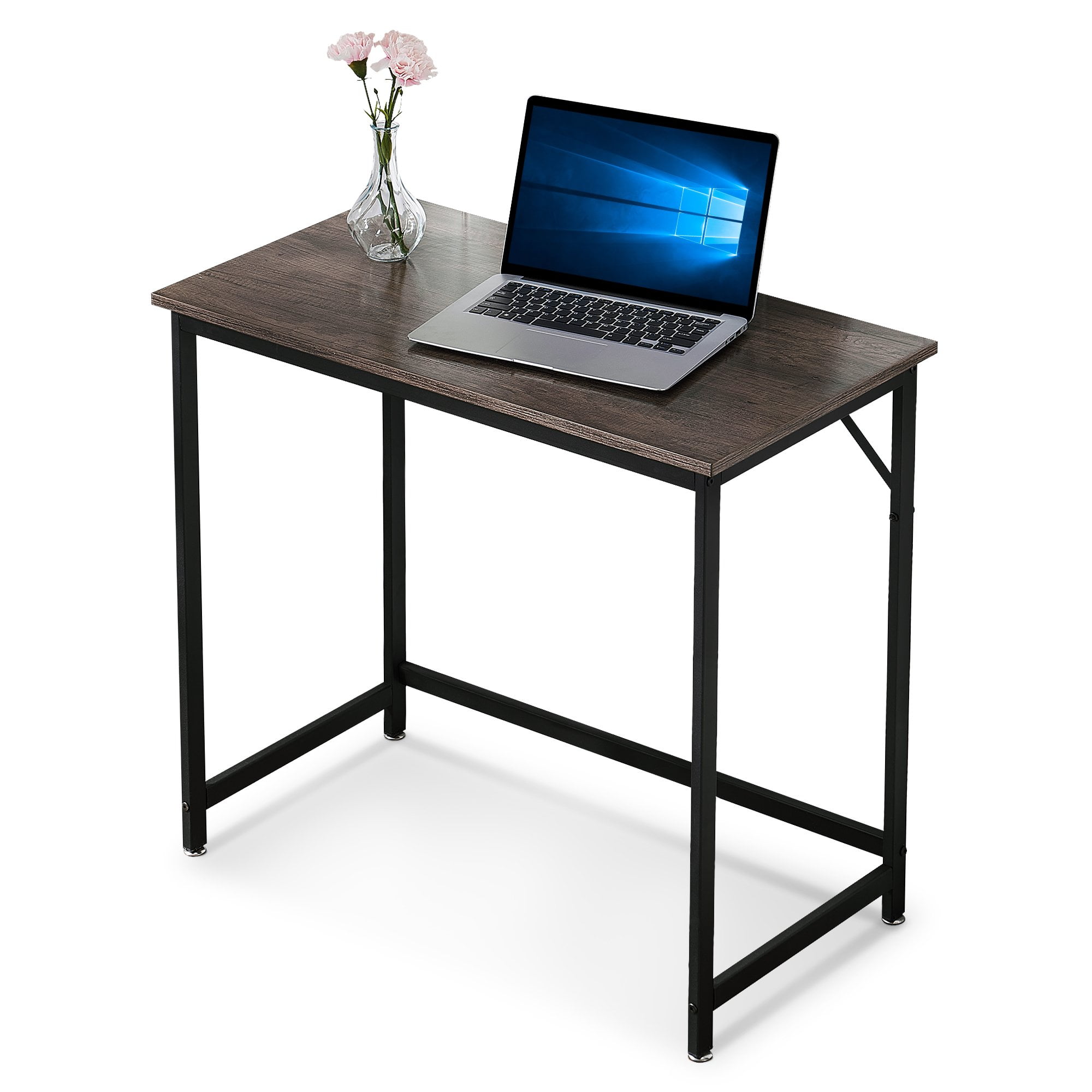 Computer Desk Table Workstation Home Office Student Dorm Laptop StudyBlack/white 
