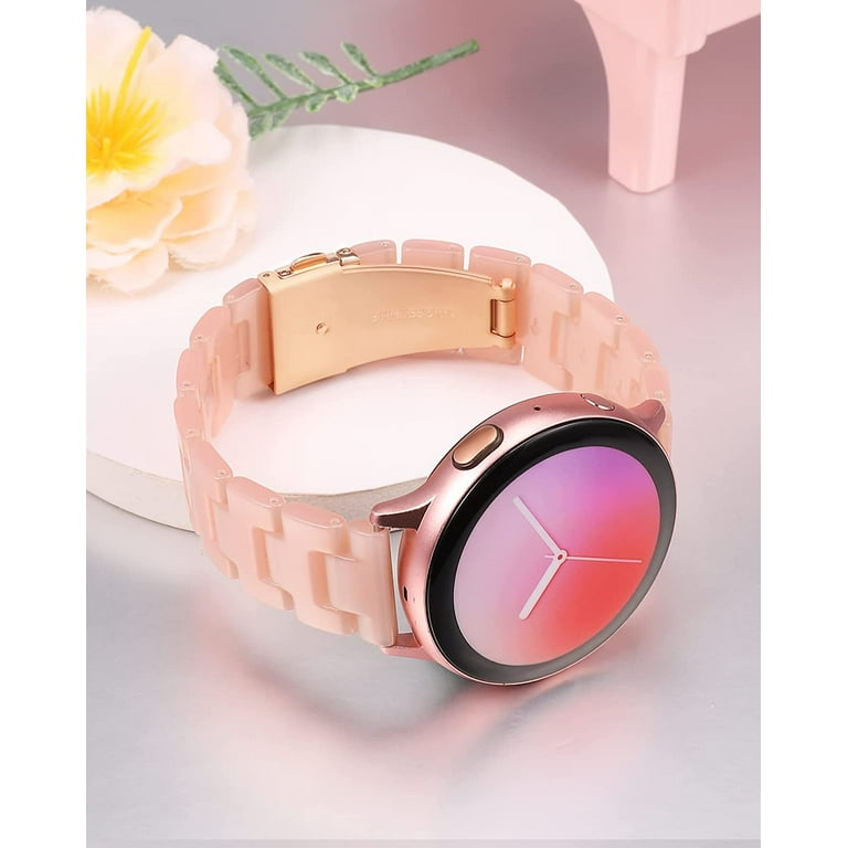 Wearlizer Compatible with Samsung Galaxy Watch 7 FE 6 5 Watch 5 Pro Galaxy Watch 4 40mm 44mm Band Women 20mm Resin Strap for Galaxy Watch 3 Walmart