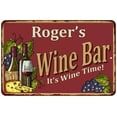 thumbnail image 1 of Roger's Red Wine Bar Sign 12 x 18 Matte Finish Metal 112180054255, 1 of 1