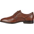 thumbnail image 3 of Men's ECCO Queenstown Plain Toe Tie Oxford Amber Full Grain Leather 44 M, 3 of 5