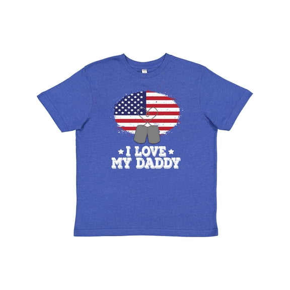 Inktastic I Love My Daddy Military Son Daughter Youth T-Shirt