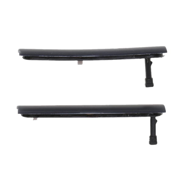 Tapón antipolvo/tapones para ranuras de carga USB a prueba de agua Negro