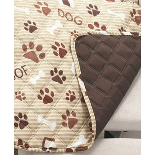 Sofa Furniture protector Woof Pet Print