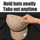 thumbnail image 5 of Perchero con 24 bolsillos para organizar gorras de béisbol, soporte para colgar gorras en la pared del armario, 5 of 7