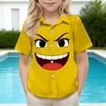 thumbnail image 6 of Piuwrlz 6 Boys Short polo Sleeve Toddler Funny Graphic Shirts Tops Boy Funny Graphic Shirts Tops Pullover T Shirts Yellow Size 6 Years, 6 of 9