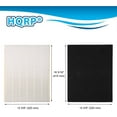 thumbnail image 6 of HQRP True HEPA + 4 Carbon Filter Set for Fellowes Aeramax 290 / 300 / DX95 Air Purifiers, 9287201 & 9324201 Replacement, 6 of 8