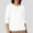 White, variant on UANWENN Womens Long Sleeve Crew Neck Funny Skeleton Printed Slim Fit Top T Shirt Casual Shirts Tee Blouse Solid Color Shirts Womens Tops Exercise Women Ladies Long Sleeve T Shirt Stretch Shirts for