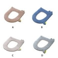 thumbnail image 3 of Bewildely Asientos cálidos Tamaño compacto Accesorios para el hogar Calentador de invierno Cubierta de inodoros de baño lavable Suministros de Type3 NO3, 3 of 6