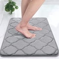 thumbnail image 4 of Alfombrilla de Baño de Espuma Viscoelástica PENGJJMXG Ultra Suave Gris Oscuro, 4 of 5