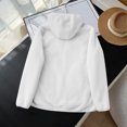 thumbnail image 6 of FRSASU Zip up Hoodie Women Fleece Lined Long Sleeve Hooded Jacket Fall Winter Coat Casual Trendy Clothing White, 6 of 9