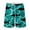 Green, variant on IROINNID Men's Casual Comfy Printed Breathable Loose Vacation Swimming Shorts