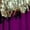 Purple, variant on Women'S Elegant Pleated Maxi Dress with Puff Sleeves and Stand Collar for Various Occasions XL