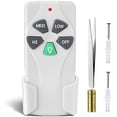thumbnail image 1 of Ceiling Fan Remote Control Kit Compatible with Harbor Breeze Hampton Bay Hunter, 3 Speed Universal Remote with Battery, Wall Mount, Replacement for 2AAZPFAN53T L3HFAN11T FAN-11T L3HFAN35T1, 1 of 5