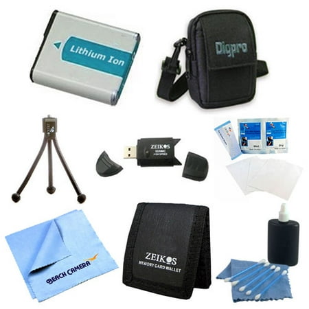 Special EN-EL19 Battery Kit Table-top Tripod Lens Cleaning Kit Deluxe Carrying Case Micro Fiber Cloth Memory Card Wallet USB 2.0 Card Reader Screen Protectors Nikon Coolpix S7000 S33 S3700 S6900 S32