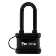 Brinks Weather-Resistant Laminated Steel 40mm Keyed Padlock with 2in Shackle