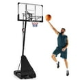 thumbnail image 1 of Goplus Système de Panier de Basketball 4,9-10 Pi avec Panneau Arrière Incassable de 44 Pouces avec Roues, 1 of 10