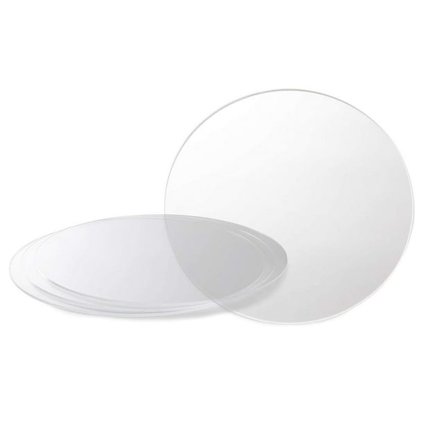 3 Pack Clear Acrylic Circle Blanks Plastic Discs 13 Inch Round Plexiglass Sheets 3mm Com 13 Inch Round Plexiglass Sheets 3mm, Round Plastic Discs