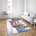 thumbnail image 4 of Santa is Coming Miniature American Shepherd Merry Christmas Xmas Noel Truck Tree Indoor Rug MAS Dog Lover Gifts Carpet Living Bed Room Sofa Home Decor - 02023, 4 of 5