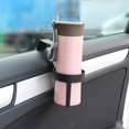 thumbnail image 2 of Portavasos de agua portátil para el coche botella de bebida contenedor gancho para el interior del camión auto ventana Dash montaje rack accesorios de coche Feliz Sencillez, 2 of 5