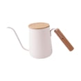 thumbnail image 3 of Hervidor de café de cuello de cisne con asa Hervidor de café de goteo manual 350 ml de color beige, 3 of 9
