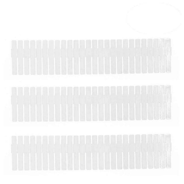 8 PCS DIY Drawer Organizer Dividers for Dresser Storage Household Storage - 32.2x7cm (White)