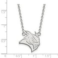 thumbnail image 2 of 14k White Gold Logoart Rice University Large Pendant Necklace, 2 of 5