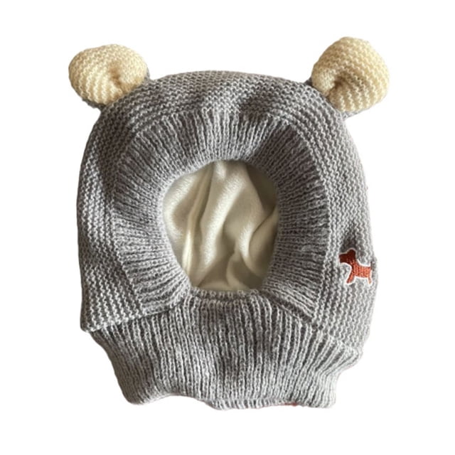 Orejeras Silenciosas Para Perros Gorros De Punto Para Perros Orejas De Mascota Gorros Cálidos De Invierno Ropa