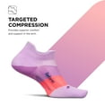thumbnail image 3 of Feetures Elite Ultra Light Cushion Ankle Socks - Sport Sock with Targeted Compression - Orchid Sunset, M (1 Pair), 3 of 7
