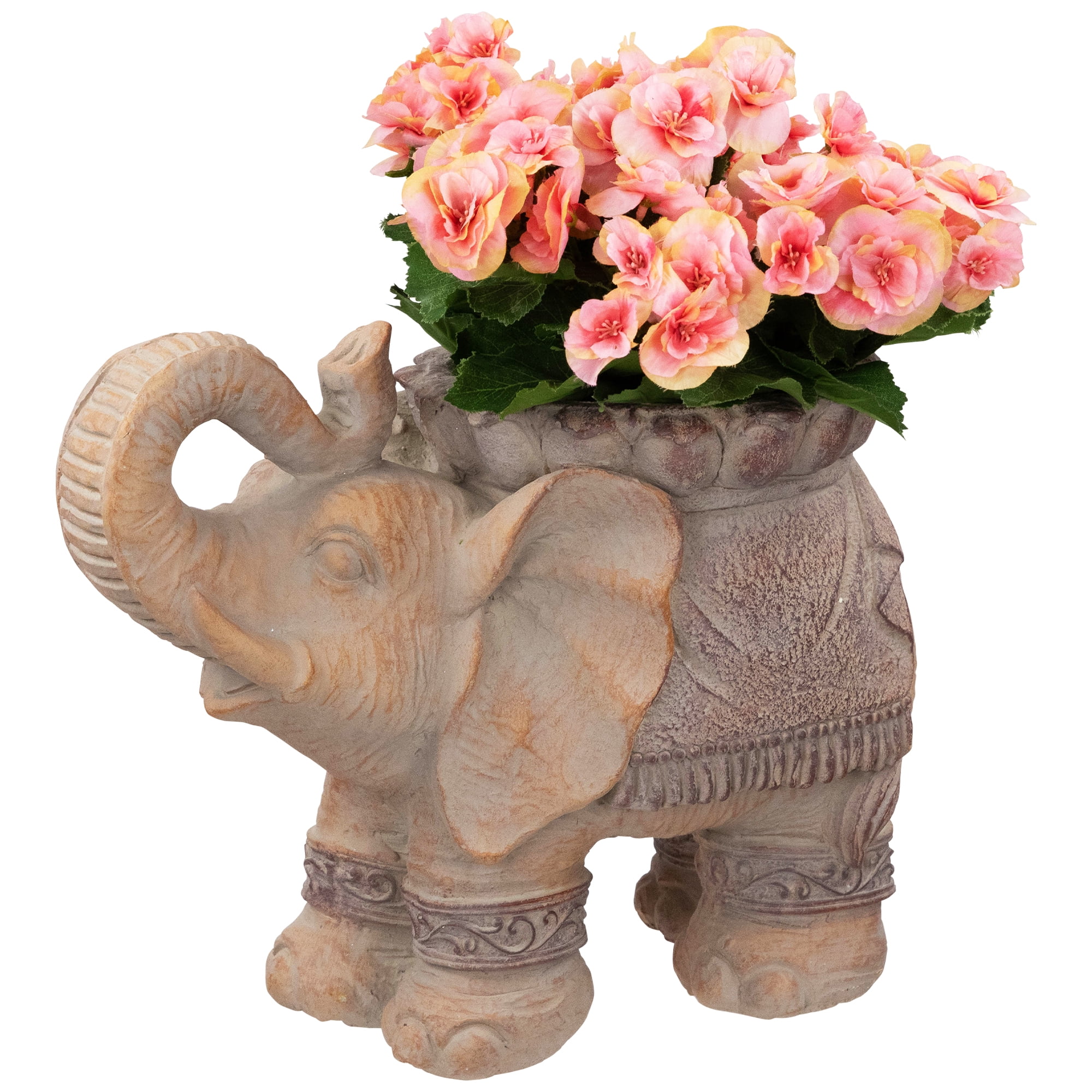 Northlight Elephant Outdoor Garden Planter - 13.75"