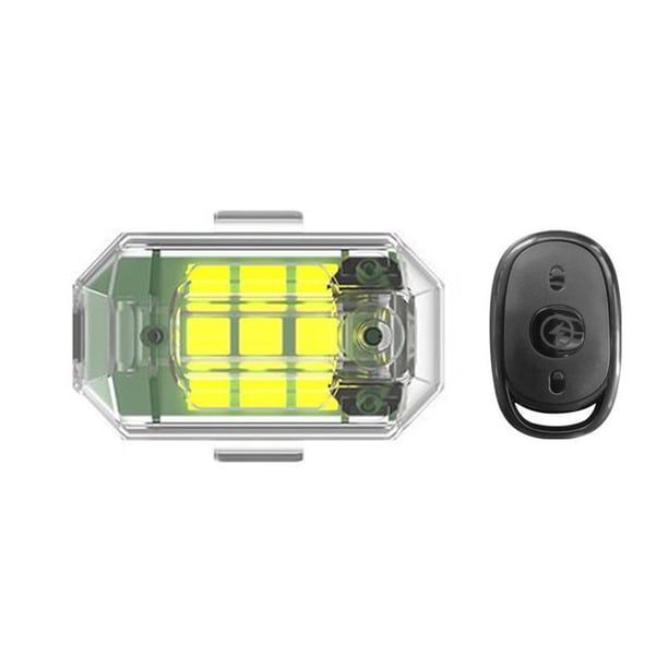 Flash LED Haute Luminosité Pour Drone/Voiture – 7 Couleurs, Télécommande, USB Rechargeable – Anti-collision Et Avertissement Nuit