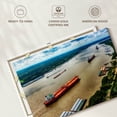 thumbnail image 6 of Elephant Stock Mississippi Oil Tanker Ships Wall Art - Horizontal Canvas Wall Art - Living Room Wall Decor - Nature Canvas - Blue And Green Decor - 12" x 8", 6 of 8