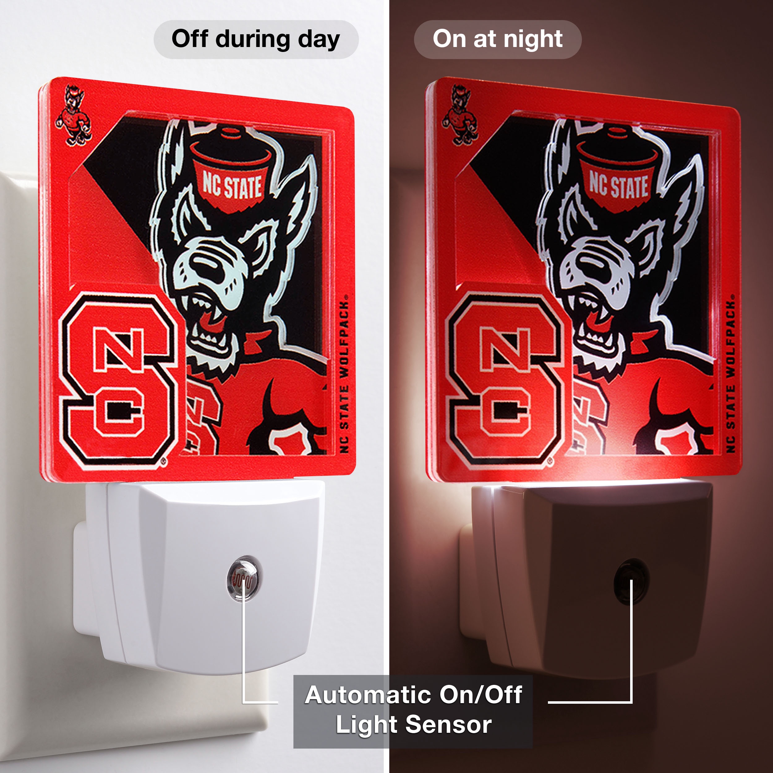 NC State Wolfpack Logo Series Nite Light