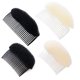 thumbnail image 1 of 4 piezas moño para el cabello invisible Bump it Up volumen del cabello insertar peines base para el cabello estilo hacer colmena volumen del cabello base conjunto moño fabricante blanco negro 8.5 * 6, 1 of 5