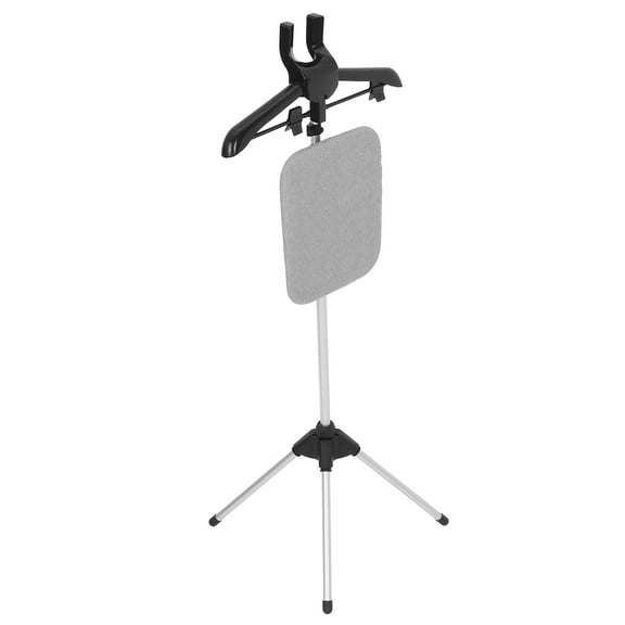 FUEENIRVA Foldable Clothes Steamer Stand with Built in Ironing Board and Four Legged Stable Design for Home Use