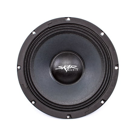 - Skar Audio FSX8-8 350-Watt Single 8-Inch 8 Ohm Mid-Range Loudspeaker