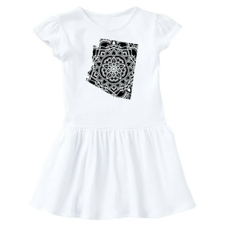 

Inktastic Arizona Silhouette Mandala Gift Baby Girl Dress