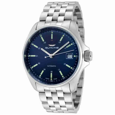Glycine Men's 3916.181.MB Combat 6 Classic Automatic 36mm Blue Dial - GL0106