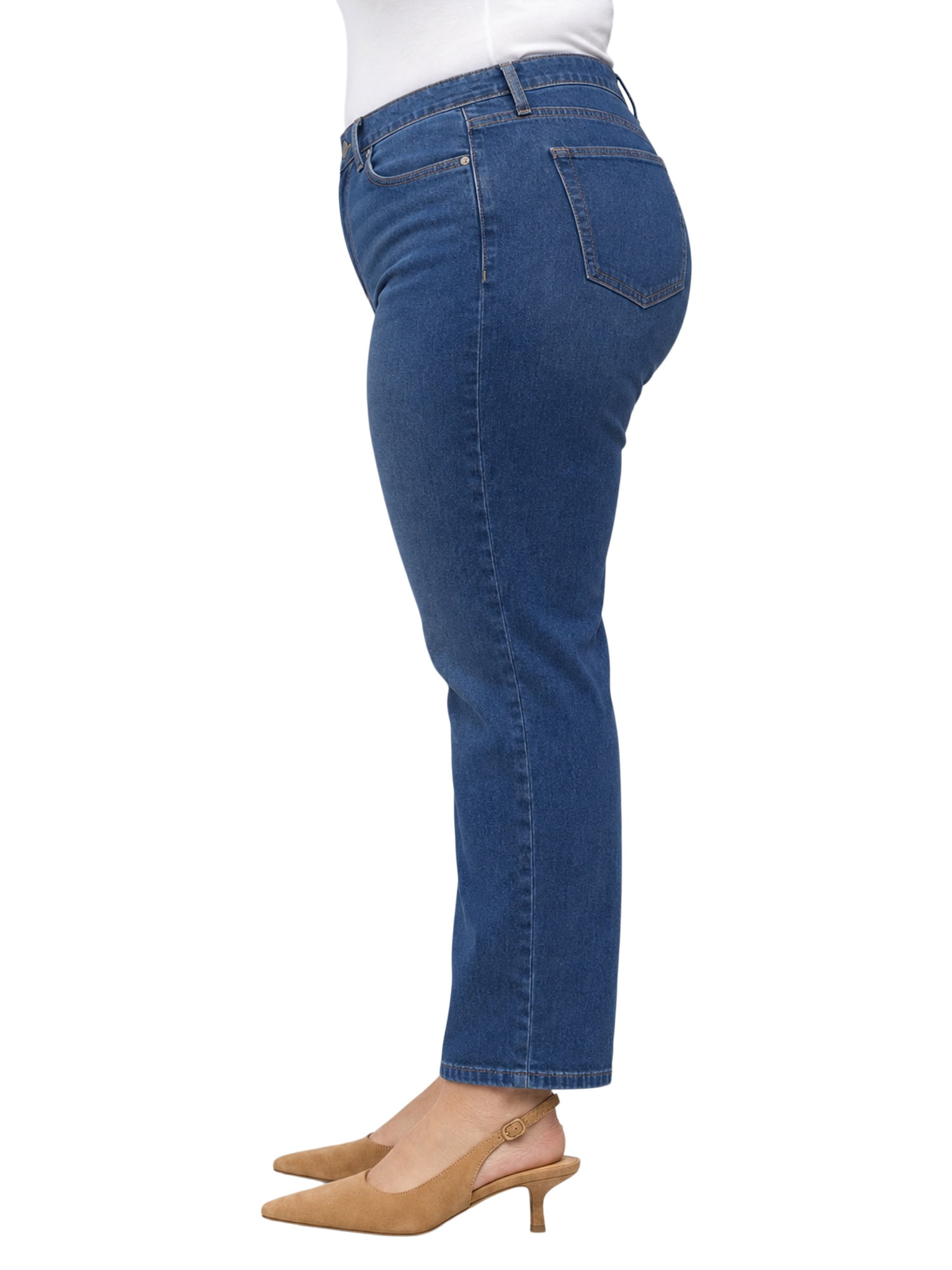 NYDJ Women’s, Women’s Petite, and Women’s Plus Marilyn Straight Jean, Sizes 2-24, featuring Lift Tuck® Technology
