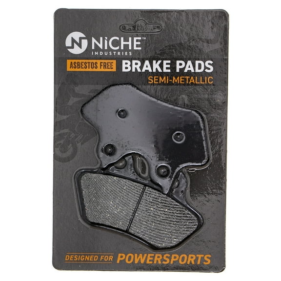 Niche Brake Pad Set for Harley-Davidson Softail Semi-Metallic Motorcycle 519-KPA2386D