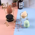 thumbnail image 1 of Makeup Sponge Holder Hollow Freestanding Electroplating Daily Use Dresser Makeup Sponge Drying Rack Vanity Supplies, 1 of 7