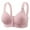 Light Pink, variant on KHONTS Daisy Bras for Seniors Women Front Closure Full Coverage Padded Bras Push up Bra Comfortable Everyday Bralettes Pink 46