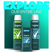 Degree Men Whole Body Deodorant Stick for Men Ocean Rush Scent Aluminum Free, 3 oz