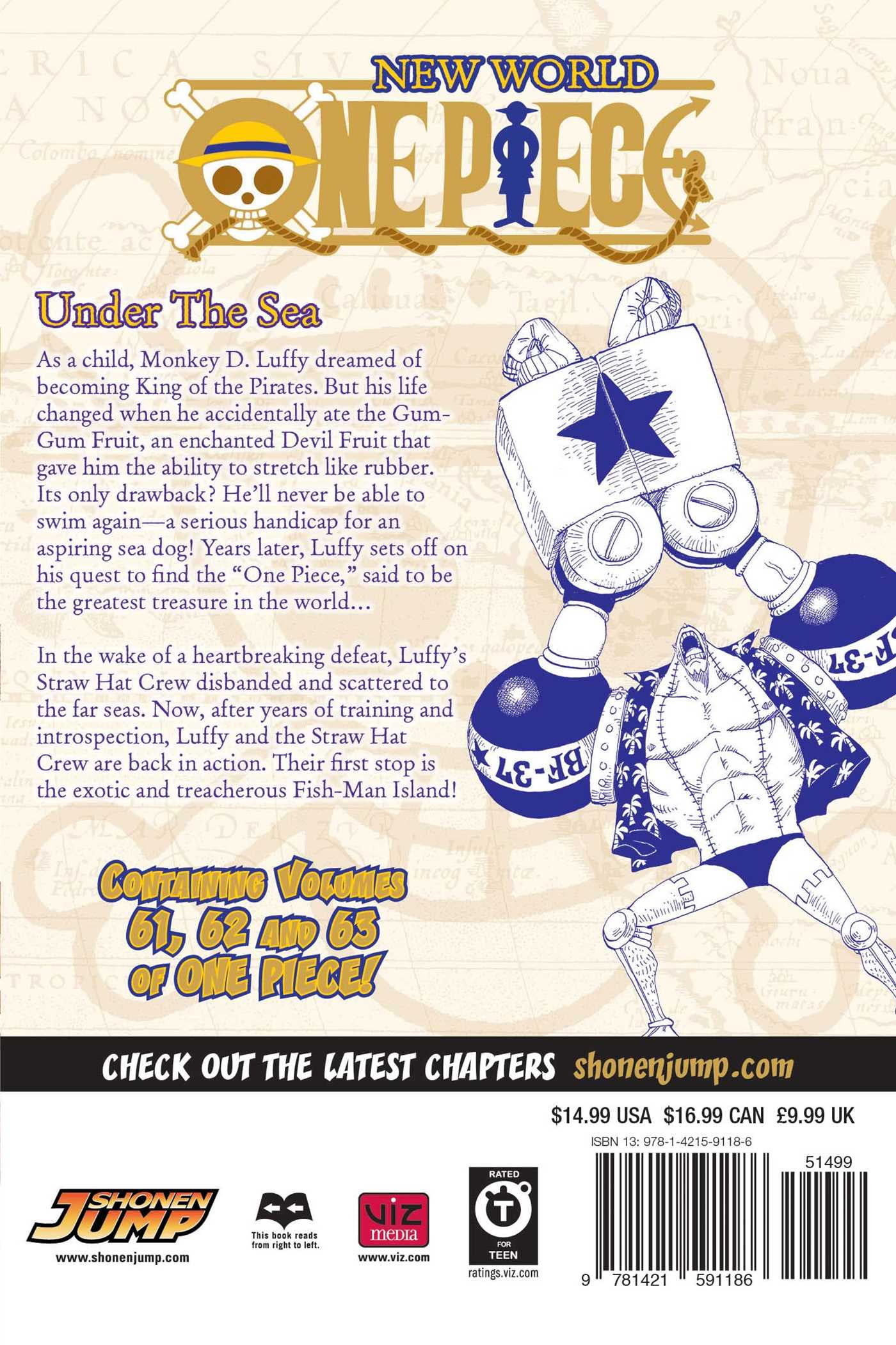 One Piece Omnibus Edition One Piece Omnibus Edition Vol 21 Includes Vols 61 62 63 Series 21 Paperback Walmart Com