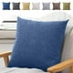 thumbnail image 1 of Almohada Lumbar Moderna de Lino - Cojín Grande de Sofá de 45 X 45 Cm con Respaldo para Salón, Oficina y Mesita de Noche - Funda de Poliéster, 7 Colores, 1 of 6