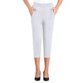 thumbnail image 2 of Noric Women's Plus SizeCapri Pants High Waist Casual Cropped Leggings with Button Pockets for Summer, 2 of 6